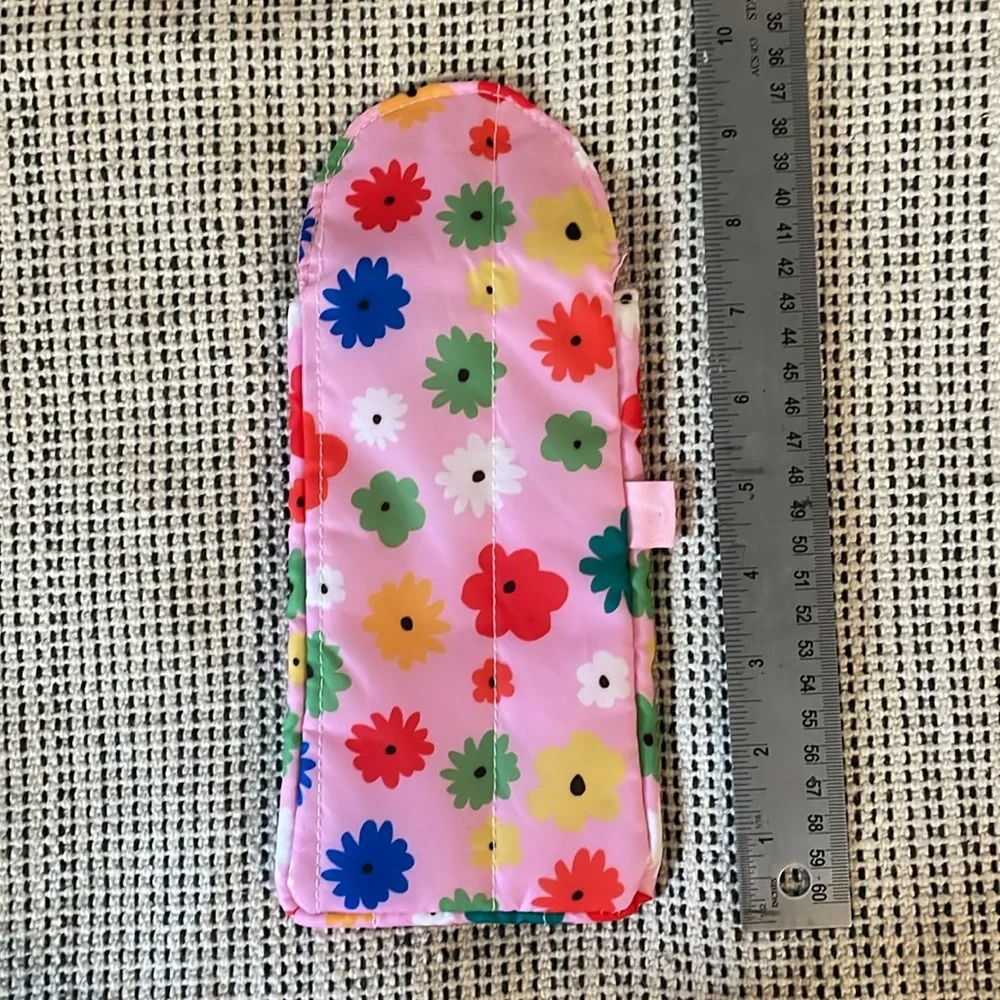 Puffy floral iPad and phone sleeve